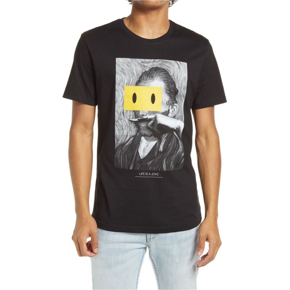 Elevenparis Mens Van Gogh Graphic T-Shirt, NWT